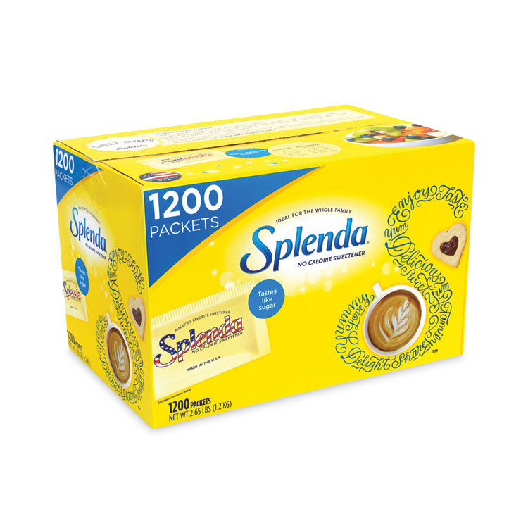 No Calorie Sweetener, 1 g Packet, 1,200/Carton