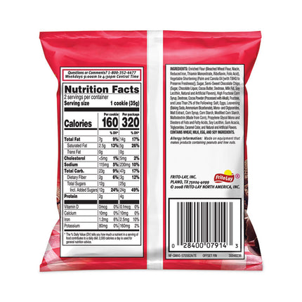 Big Chocolate Brownie, 2.5 oz Packet, 2 Brownies/Pack, 60 Packs/Carton