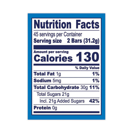Variety Box, Assorted Flavors, 0.55 oz Bar, 90/Carton