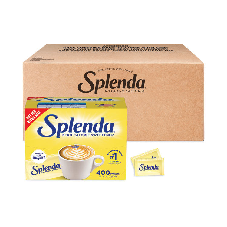 No Calorie Sweetener, 0.04 oz Packet, 400/Box, 6 Boxes/Carton