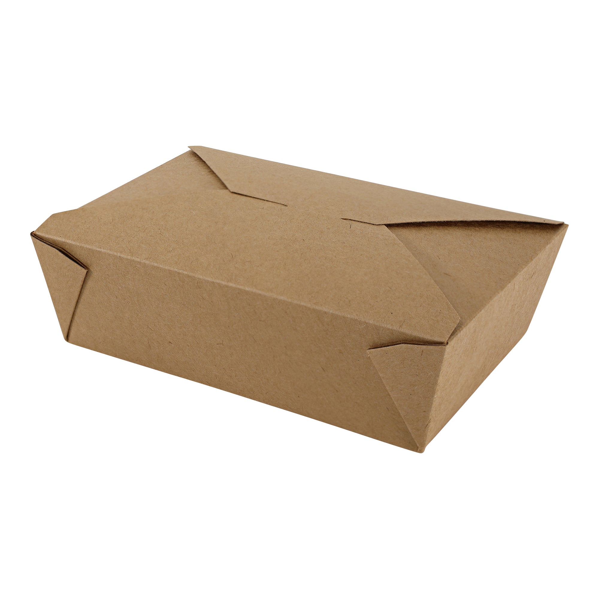 Empress #3 Kraft Folded Takeout Box 7.75" x 5.5" x 2.5"