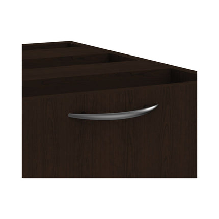 Alera Valencia Series Full Pedestal File, Left/right, 3-Drawers: Box/box/file, Legal/letter, Espresso, 15.63" X 20.5" X 28.5"