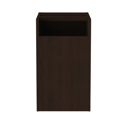 Alera Valencia Series Full Pedestal File, Left Or Right, 2 Legal/letter-Size File Drawers, Espresso, 15.63" X 20.5" X 28.5"