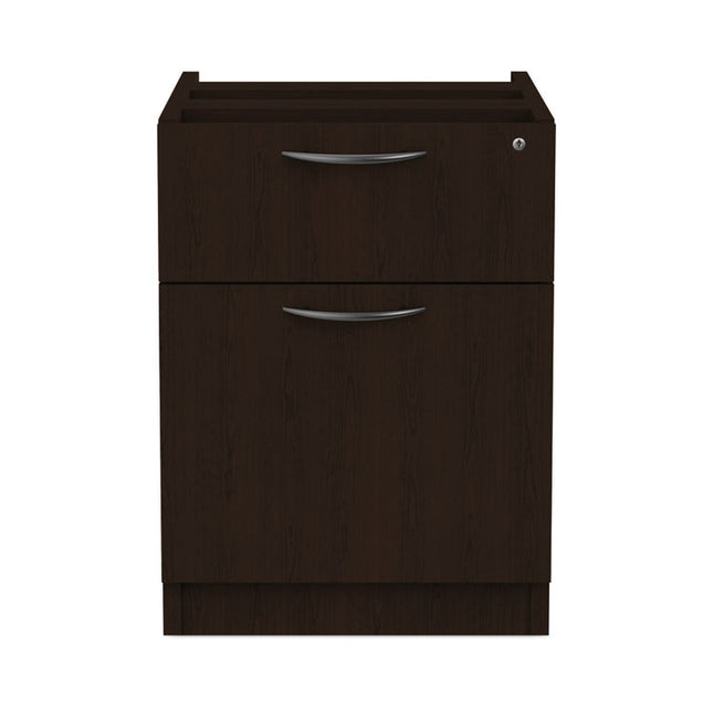Alera Valencia Series Hanging Pedestal File, Left/right, 2-Drawers: Box/file, Legal/letter, Espresso, 15.63" X 20.5" X 19.25"