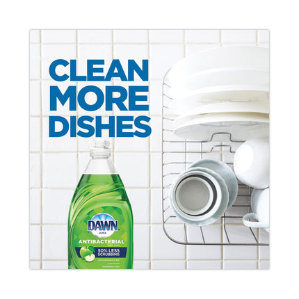 Ultra Antibacterial Dishwashing Liquid, Apple Blossom Scent, 38 oz Bottle, 8/Carton