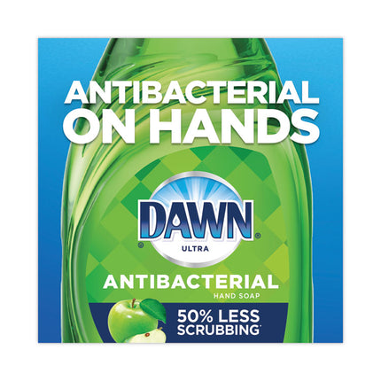Ultra Antibacterial Dishwashing Liquid, Apple Blossom Scent, 38 oz Bottle, 8/Carton