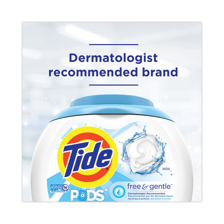 Pods, HE Compatible, Unscented, 81 Pods/Tub, 4 Tubs Carton