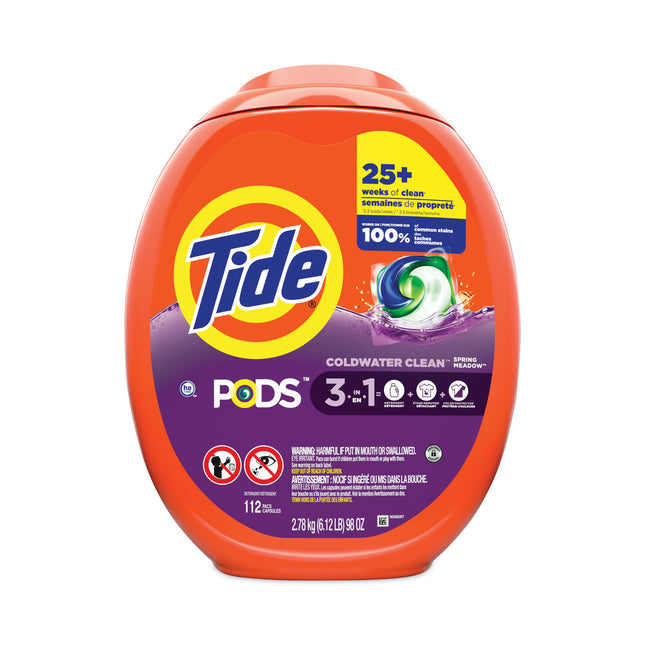 Pods, HE Compatible, Spring Meadow, 112 Pods/Tub, 4 Tubs/Carton
