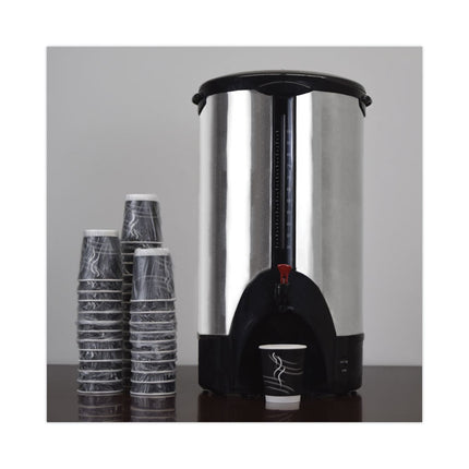 100-Cup Percolating Urn, Stainless Steel