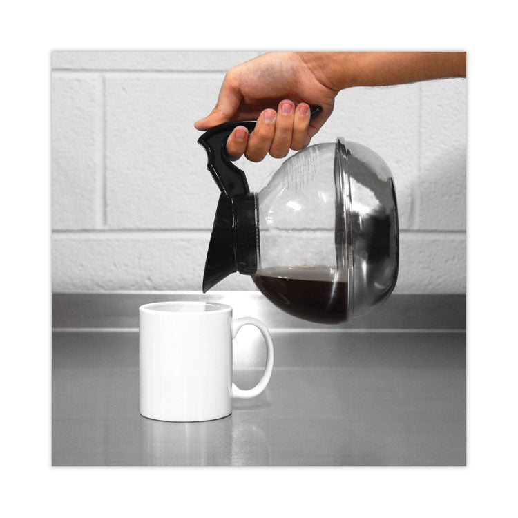 Unbreakable Regular Coffee Decanter, 60 oz, Black Handle