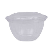 Renewable and Compostable Containers, 18 oz, 5.5" Diameter x 2.3" h, Clear, Plastic, 150/Carton
