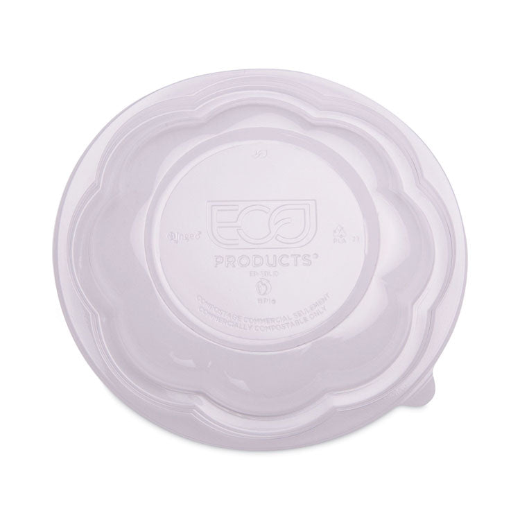 Renewable and Compostable Containers, 18 oz, 5.5" Diameter x 2.3" h, Clear, Plastic, 150/Carton