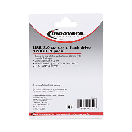 USB 3.0 Flash Drive, 128 GB