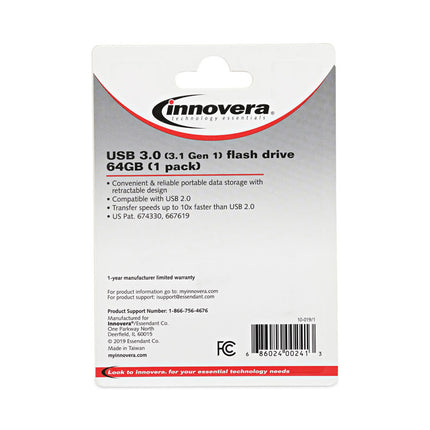 Usb 3.0 Flash Drive, 64 Gb