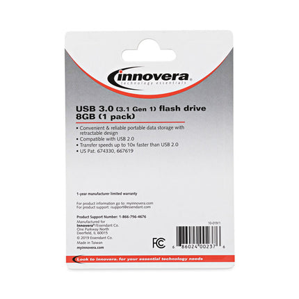 Usb 3.0 Flash Drive, 8 Gb