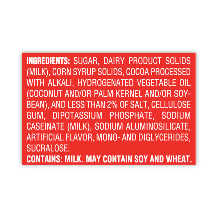 Hot Cocoa Mix, Dark Chocolate, 0.71 Packets, 50 Packets/Box, 6 Boxes/Carton