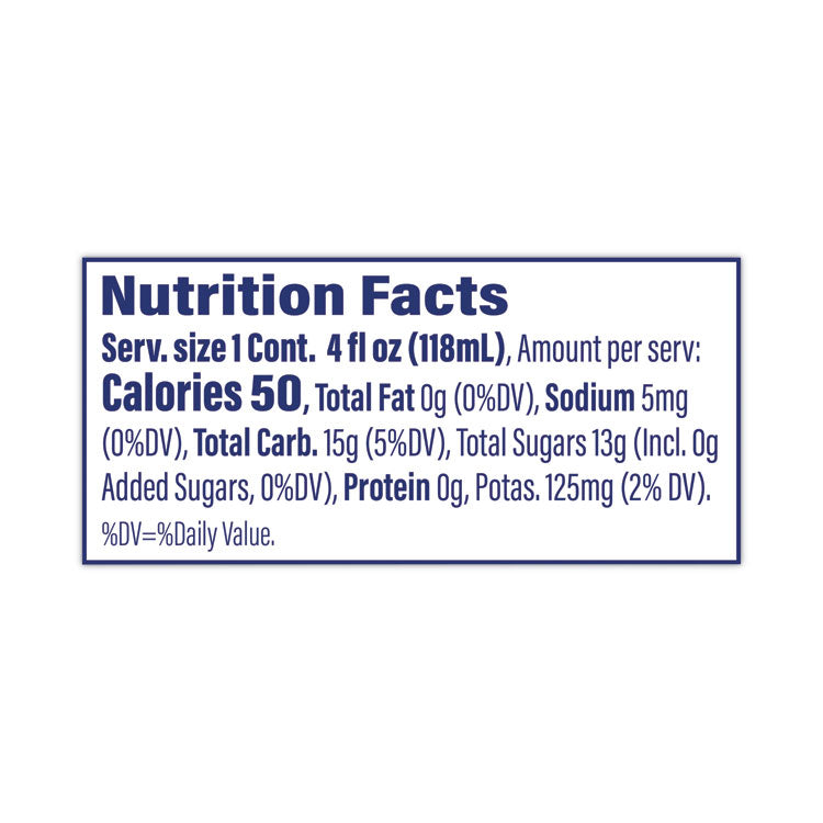 100% Juice, Apple, 4 oz Cup, 48/Box