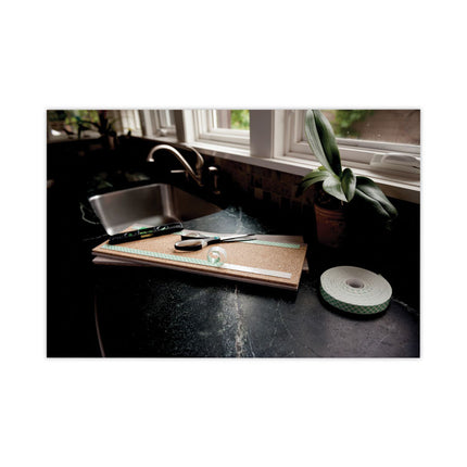 Permanent High-Density Foam Mounting Tape, Holds Up To 2 Lbs, 0.75 X 350, White