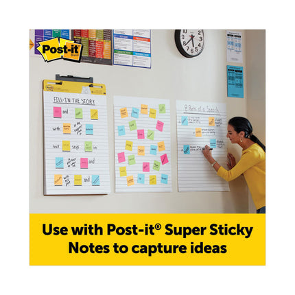 Vertical-Orientation Self-Stick Easel Pads, Presentation Format (1.5" Rule), 25 x 30, White, 30 Sheets, 2/Pack