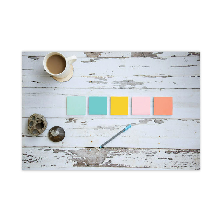 Original Pads in Beachside Cafe Collection Colors, 3" x 3", 100 Sheets/Pad, 12 Pads/Pack