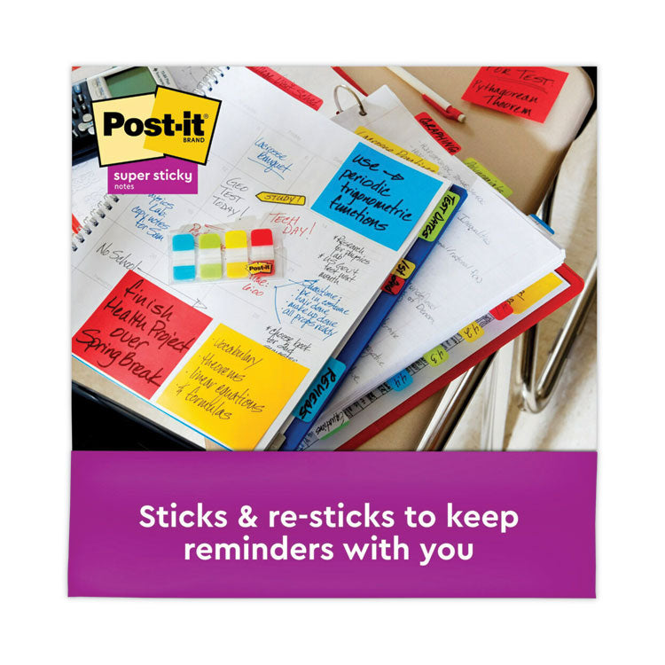 Pads in Playful Primary Collection Colors, 3" x 3", 90 Sheets/Pad, 5 Pads/Pack