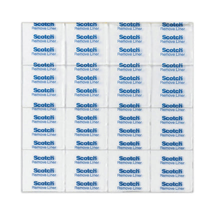 Removable Clear Mounting Squares, Holds Up To 0.33 Lbs, 0.69 X 0.69, Clear, 35/pack