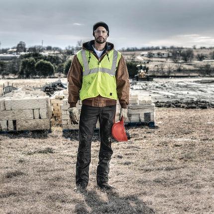 Bulwark® Men's Flame-Resistant / Chemical Splash Protection Coverall / CNR6RB