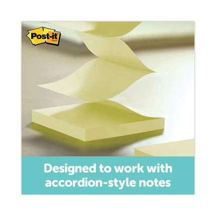 Clear Top Pop-up Note Dispenser, For 3 x 3 Pads, Black, Includes 50-Sheet Pad of Canary Yellow Pop-up Pad