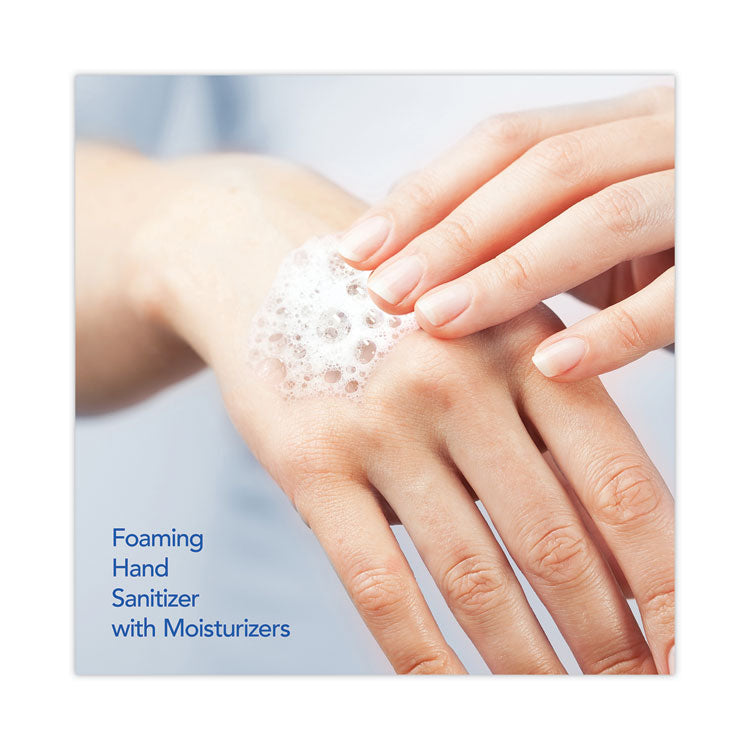 Essential Alcohol-Free Foam Hand Sanitizer, 1,200 Ml, Unscented, 2/carton