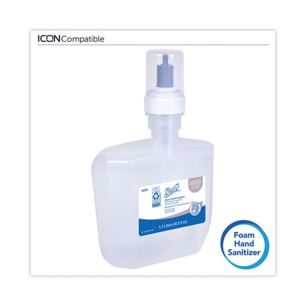 Essential Alcohol-Free Foam Hand Sanitizer, 1,200 Ml, Unscented, 2/carton