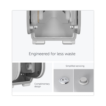 ICON Coreless Standard Roll Toilet Paper Dispenser, 7.18 x 13.37 x 7.06, Black Mosaic