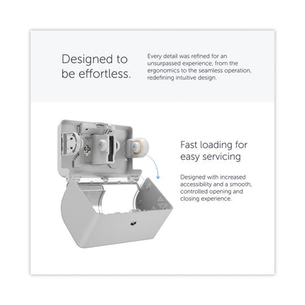 ICON Coreless Standard Roll Toilet Paper Dispenser, 8.43 x 13 x 7.25, White Mosaic