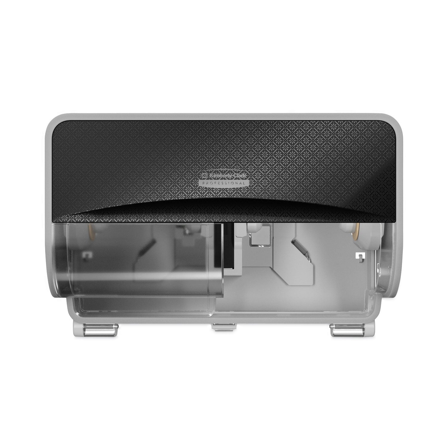 ICON Coreless Standard Roll Toilet Paper Dispenser, 8.43 x 13 x 7.25, Black Mosaic