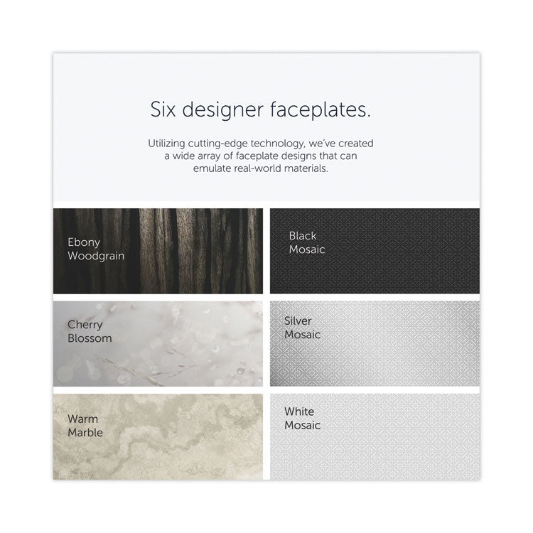 ICON Coreless Standard Roll Toilet Paper Dispenser, 8.43 x 13 x 7.25, Black Mosaic