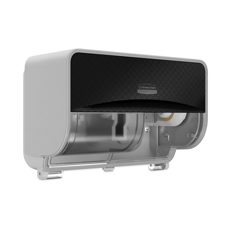 ICON Coreless Standard Roll Toilet Paper Dispenser, 8.43 x 13 x 7.25, Black Mosaic