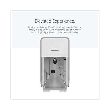 ICON Coreless Standard Roll Toilet Paper Dispenser, 7.18 x 13.37 x 7.06, White Mosaic