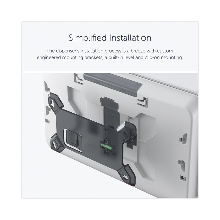 ICON Coreless Standard Roll Toilet Paper Dispenser, 8.43 x 13 x 7.25, Black Mosaic