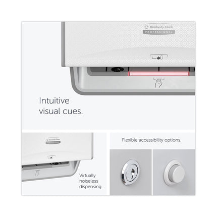 ICON Automatic Roll Towel Dispenser, 20.12 x 16.37 x 13.5, White Mosaic