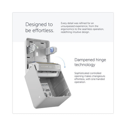 ICON Automatic Roll Towel Dispenser, 20.12 x 16.37 x 13.5, White Mosaic