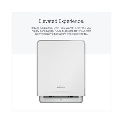 ICON Automatic Roll Towel Dispenser, 20.12 x 16.37 x 13.5, White Mosaic