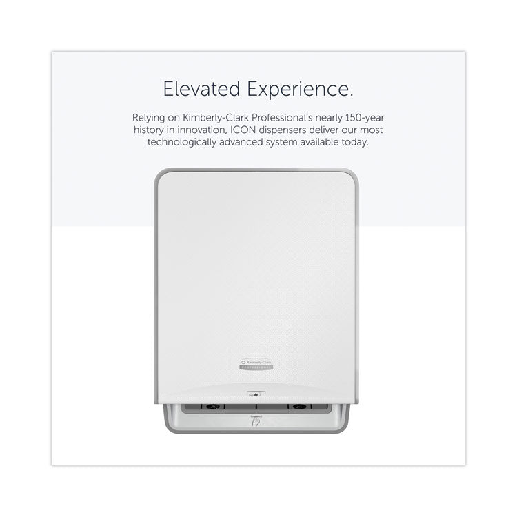 ICON Automatic Roll Towel Dispenser, 20.12 x 16.37 x 13.5, White Mosaic