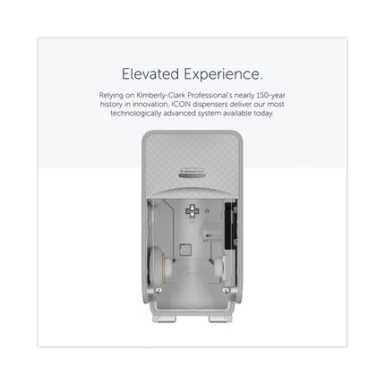 ICON Coreless Standard Roll Toilet Paper Dispenser, 7.18 x 13.37 x 7.06, Silver Mosaic