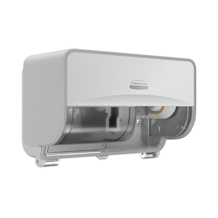 ICON Coreless Standard Roll Toilet Paper Dispenser, 8.43 x 13 x 7.25, White Mosaic