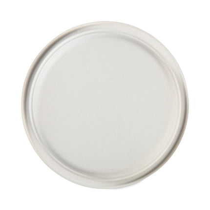 ECOSAVE Tableware, Plate, Sugarcane, 10.13" dia, White, 16/Pack, 12 Packs/Carton