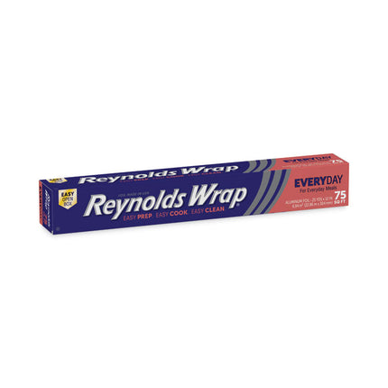Standard Aluminum Foil Roll, 12" x 75 ft
