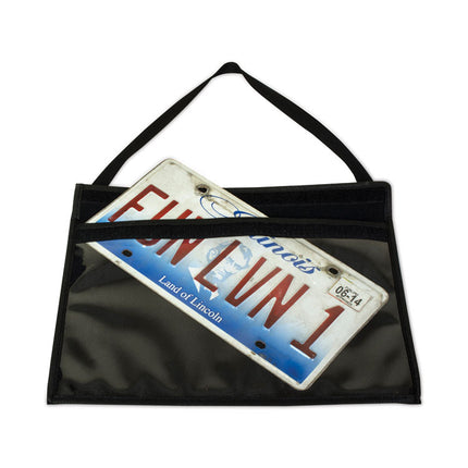 1-Pocket Shop Ticket Holder W/strap And Black Stitching, 75-Sheet, 9 X 12
