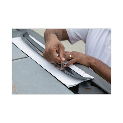 Tough and Clear Double-Sided Mounting Tape, Permanent, Holds Up to 0.25 lb per Inch, 1" x 12.5 ft, Clear