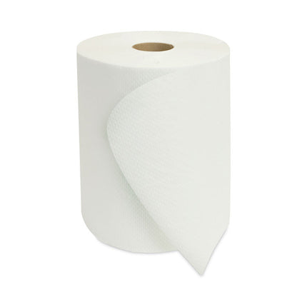 Morsoft Universal Roll Towels, 1-Ply, 8" X 700 Ft, White, 6 Rolls/carton