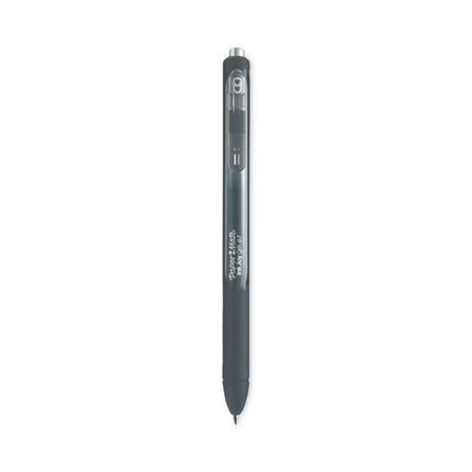 InkJoy Gel Pen, Retractable, Medium 0.7 mm, Black Ink, Black/Smoke Barrel, 3/Pack