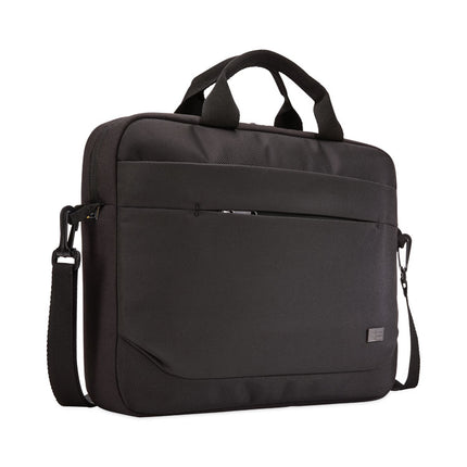 Advantage Laptop Attache, Fits Devices Up to 15.6", Polyester, 16.1 x 2.8 x 13.8, Black